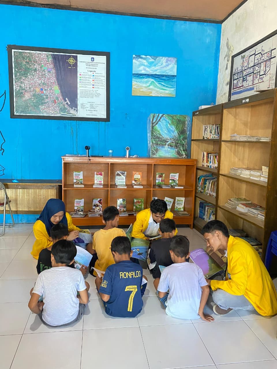 Kegiatan KKN Tematik Literasi di Desa Soa-sio Kec.Galela Kab.Halmahera Utara