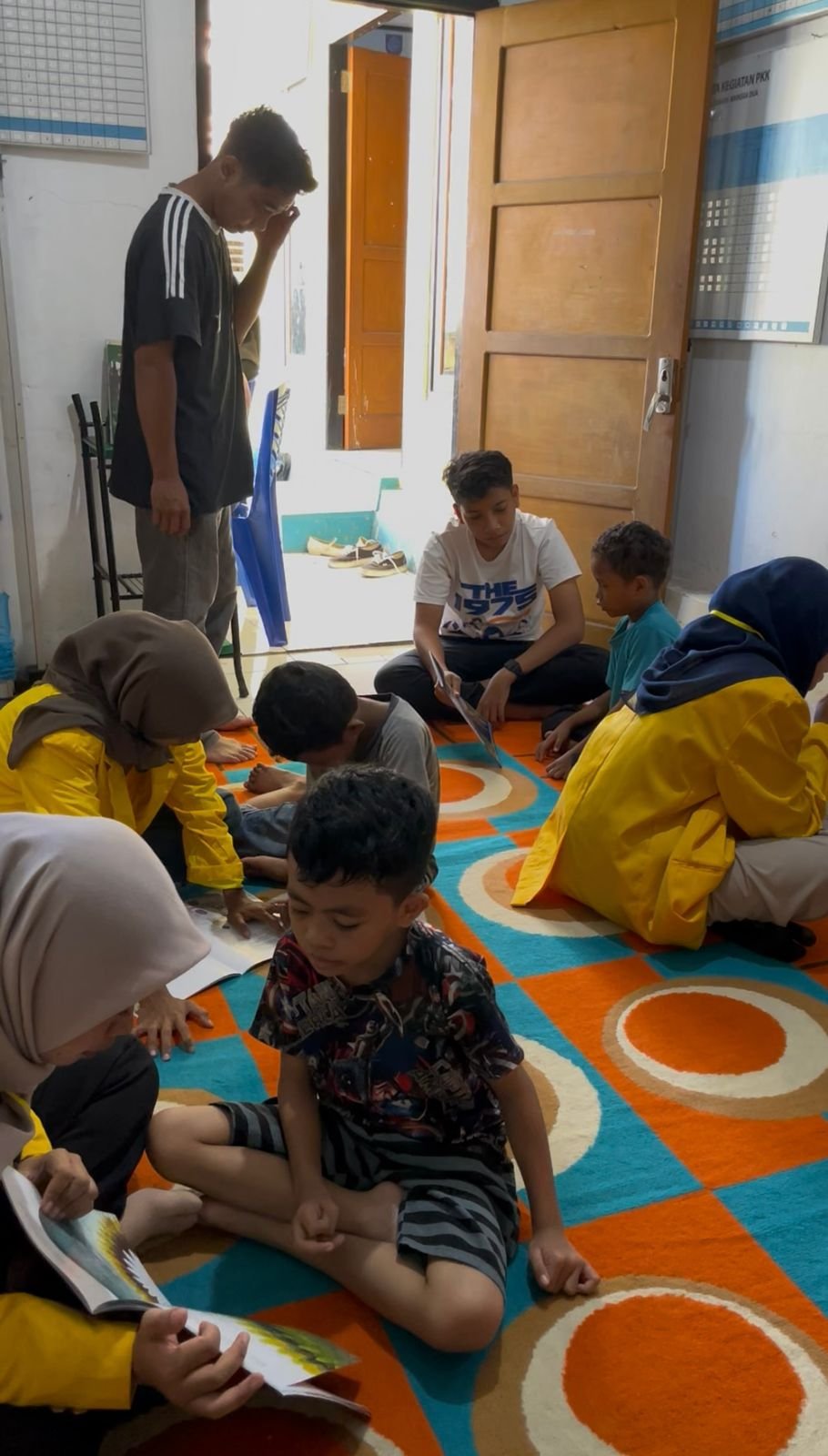Kegiatan KKN Tematik Literasi di Kel,Mangga Dua. Kota Ternate Selatan