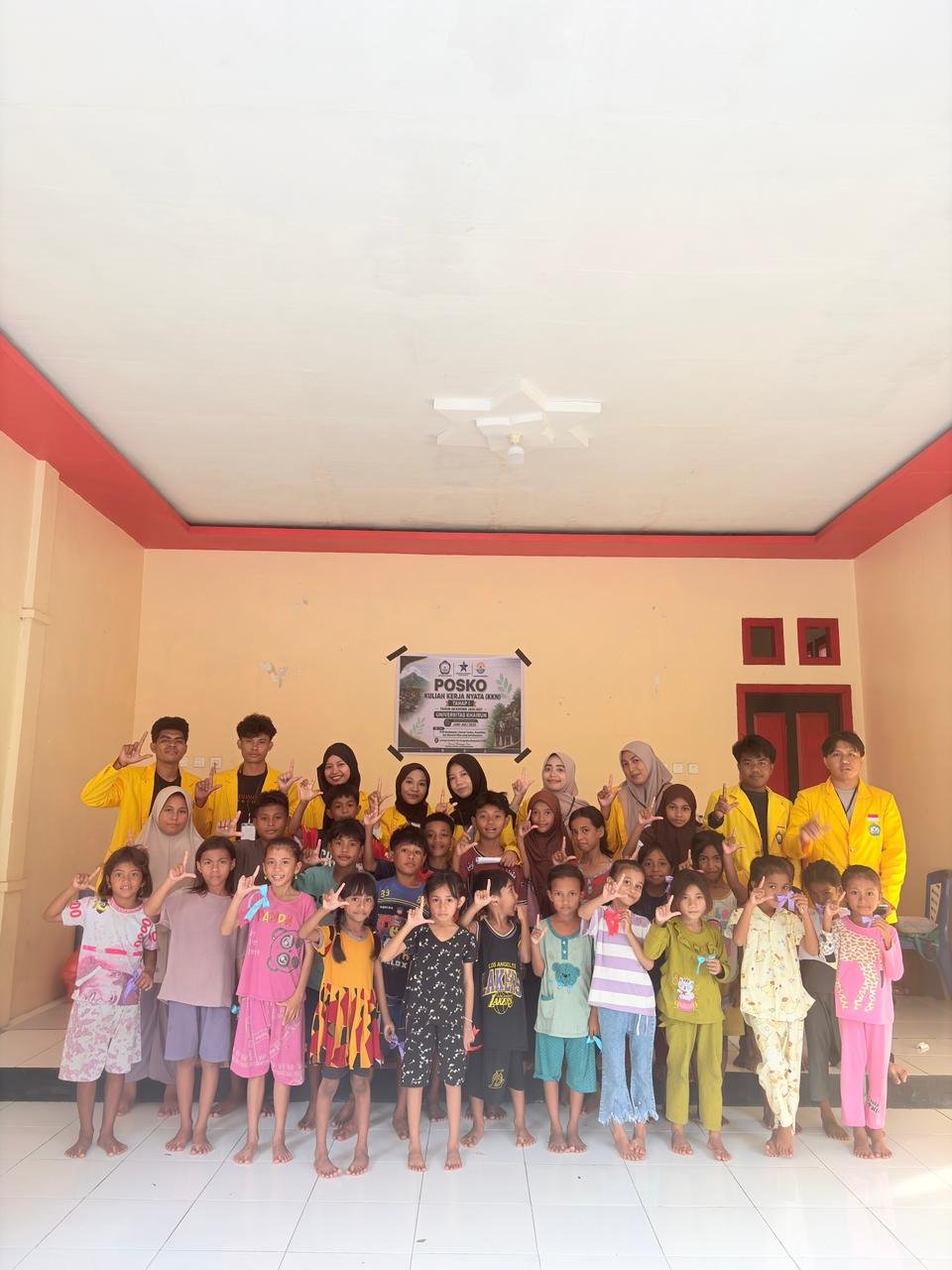 Kegiatan KKN Tematik Literasi di Desa Maitara Utara Kota Tidore Kepulauan.