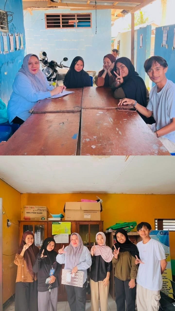 Kegiatan KKN Tematik Literasi di Kel.Dufa-dufa Kec,Ternate Utara.