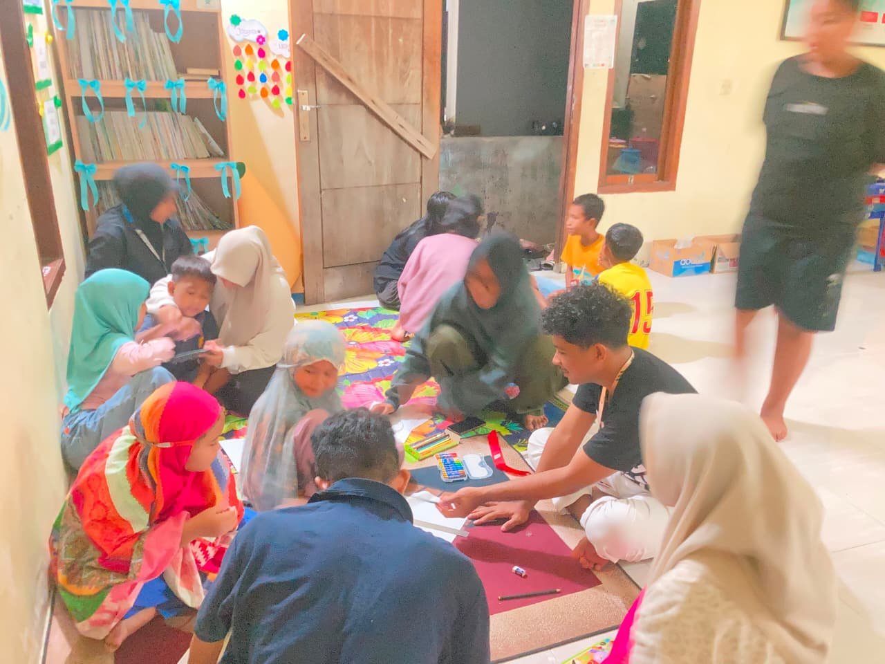 Kegiatan KKN Tematik Literasi di Kel.Bastiong Talangame, Kota Ternate Tengah.