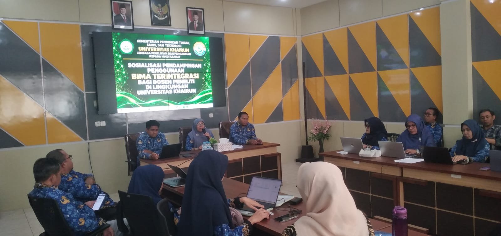 LPPM Universitas Khairun Gelar Sosialisasi Pendampingan Penggunaan BIMA Terintegrasi bagi Dosen Peneliti